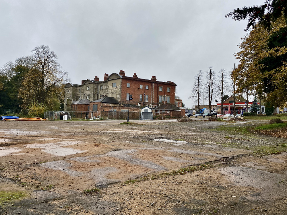 The Royal Hotel car park has been closed off in recent years. Photo: Ashby Nub News