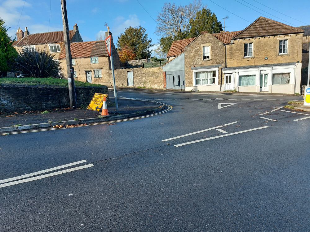 Warnings ahead of the diversion in Frome 