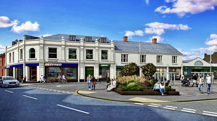 An artist's impression of how the redeveloped Marlborough Centre would look