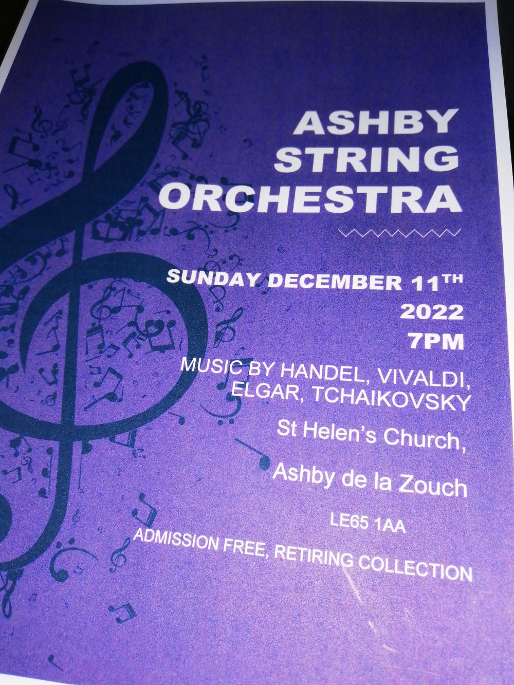 The Ashby String Orchestra, Ashby de la Zouch