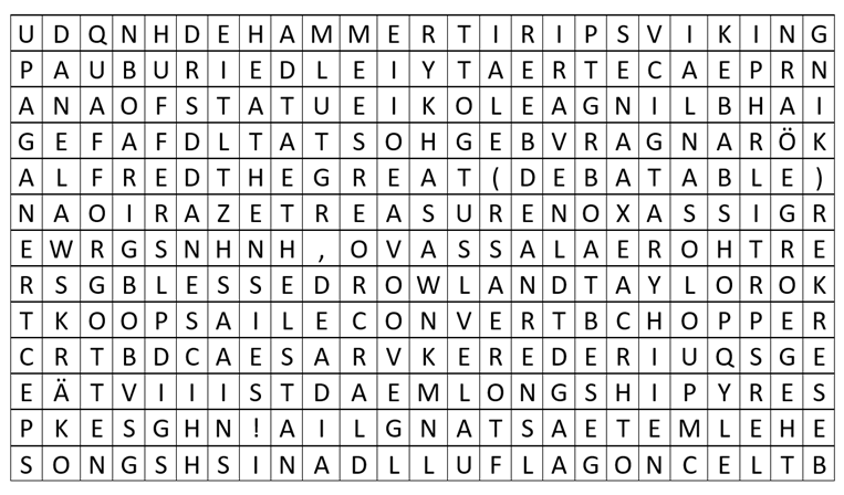 Guthrum's Wordsearch