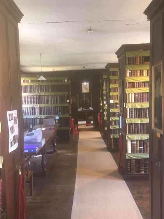 The interior of the historic Plume Library, Maldon