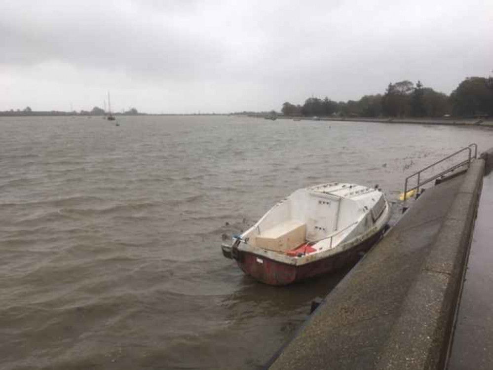 Maldon Prom: the high tide could cause some flooding on Saturday, 14 November