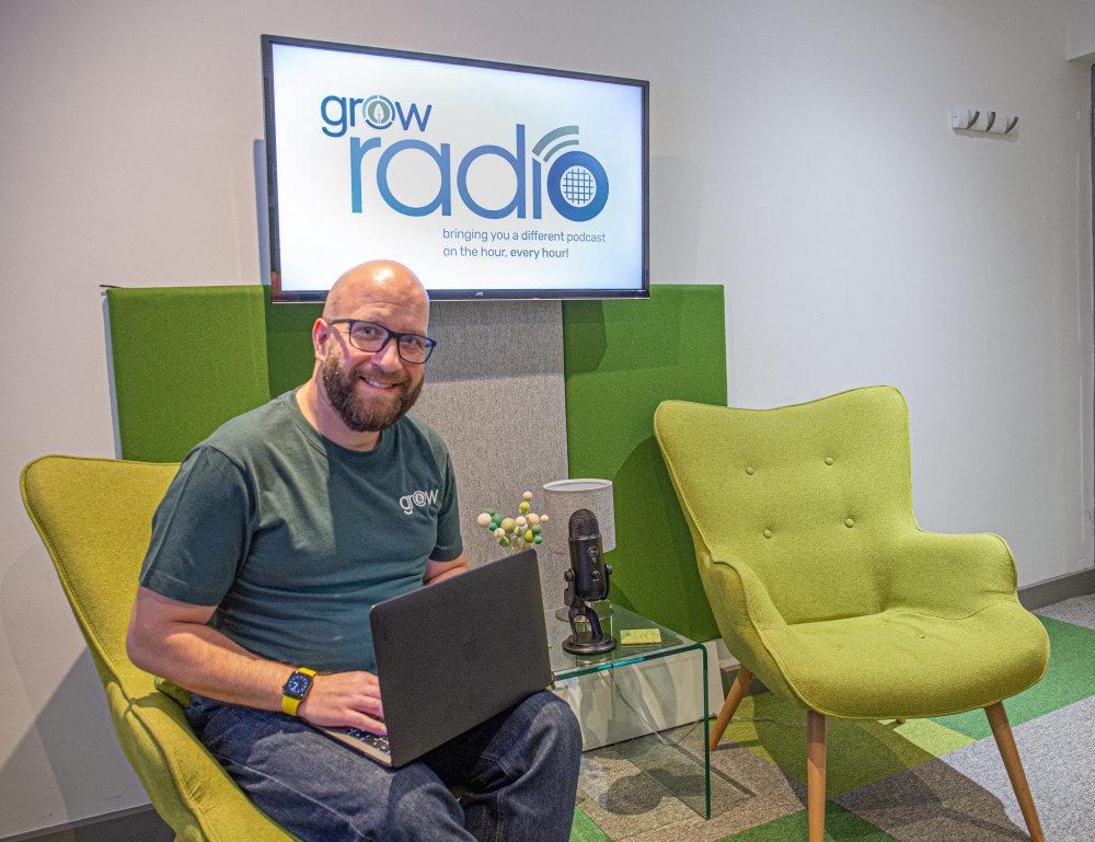 GROW Radio membership is just £50 for the year which gives access to unlimited airtime