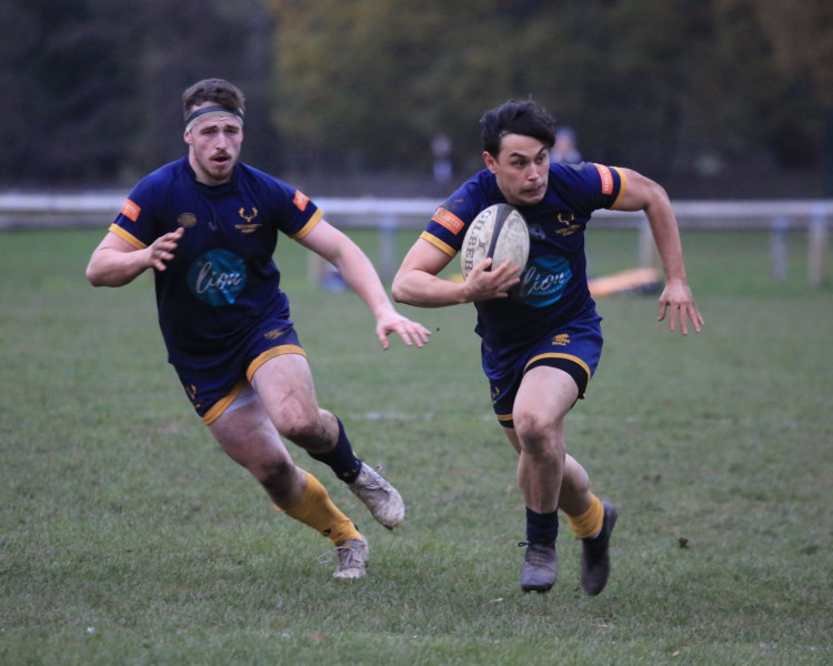 Teddington RFC roll off their tenth win in ten matches this season. Photo: Simon Ridler.