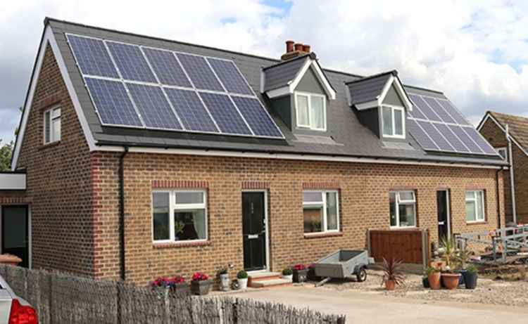 The green homes project in Mundon