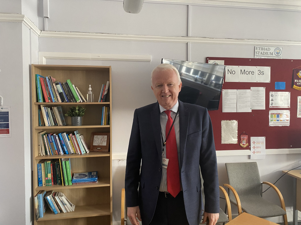 Richard Burke, headteacher of St Richard Reynolds Catholic College, Clifden Road, Twickenham.