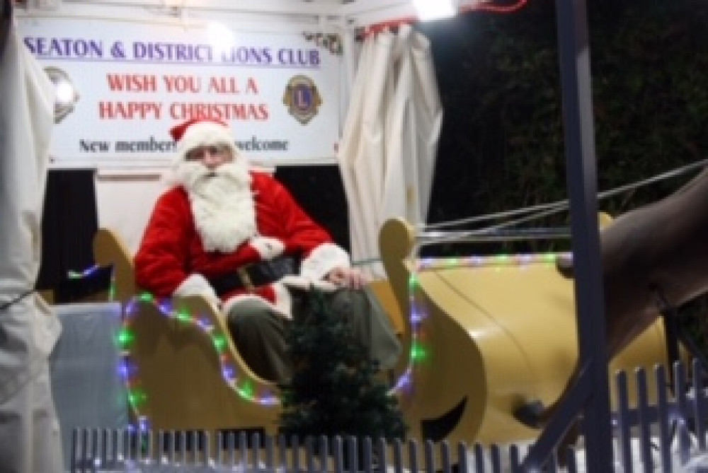 Seaton & District Lions supporting Santa's visits to our area