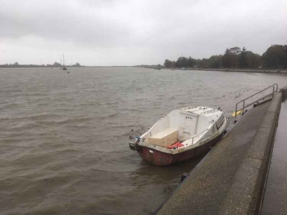 A flood warning for Maldon waterfront has ben issued