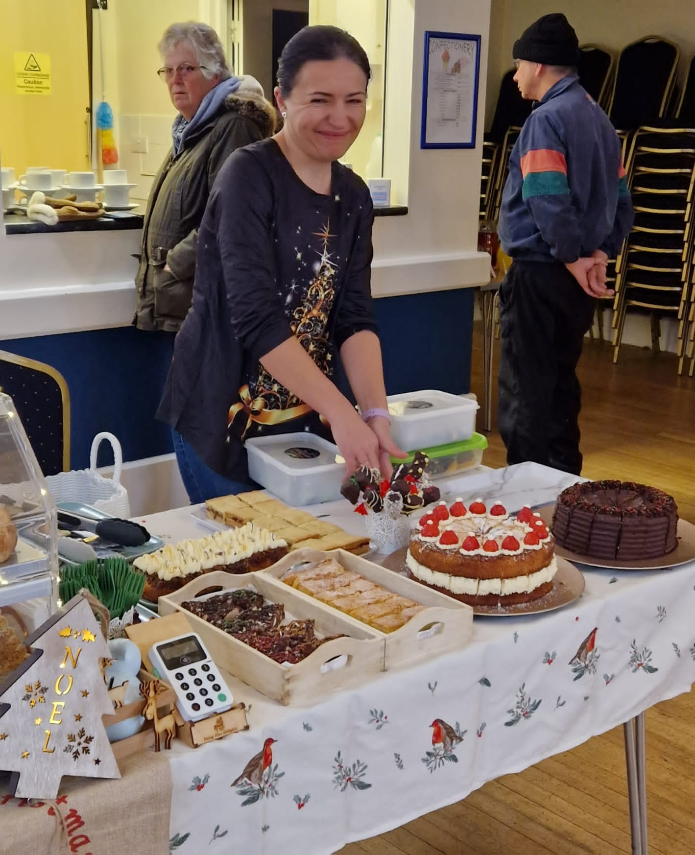 A selection of delicious cakes and savouries from Daisy Blue Deights