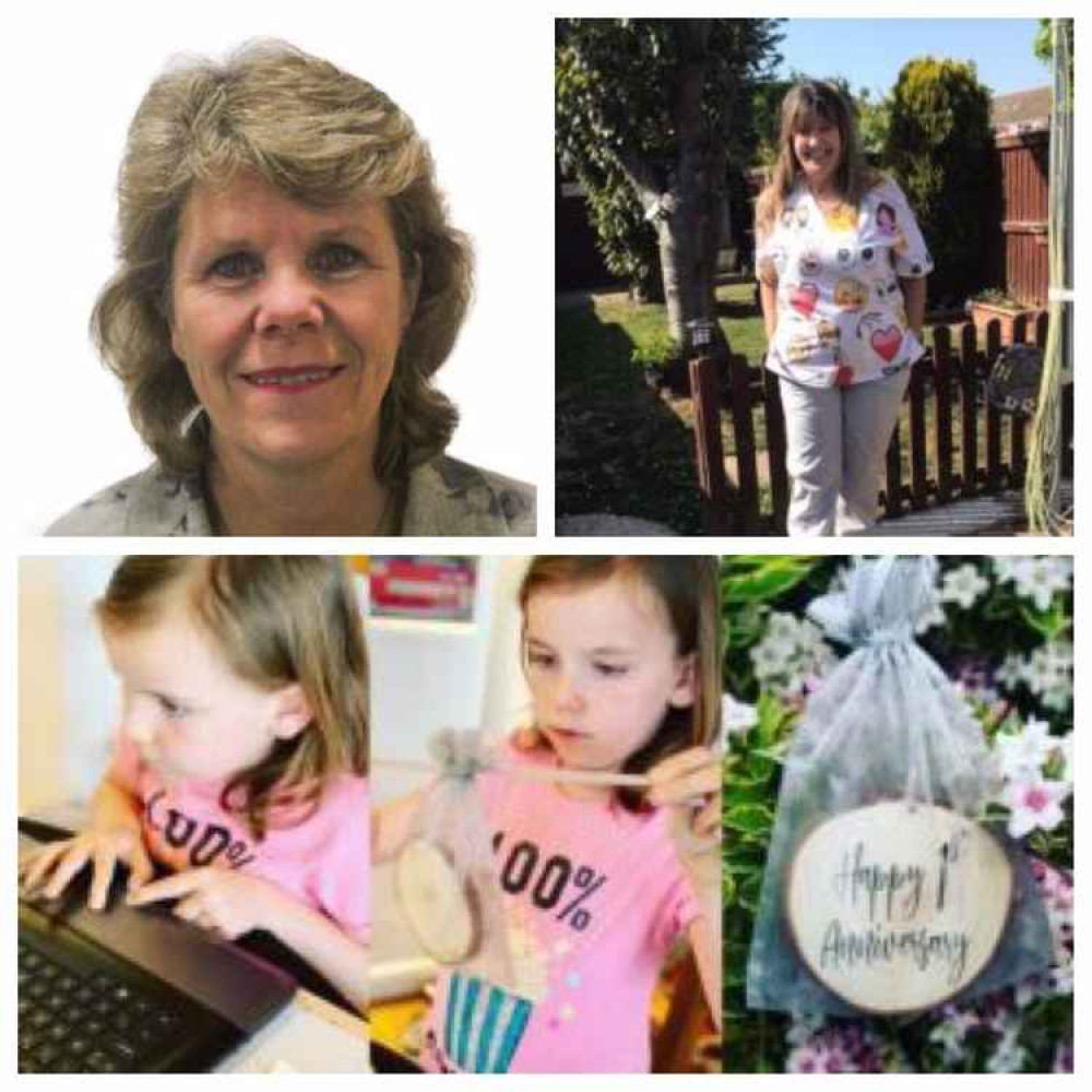 Bottom: Saskia Openshaw, Top from left, Debbie de Boltz and Clare Montgomery.