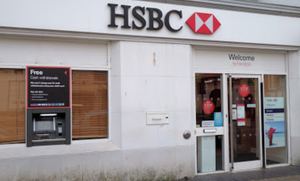 HSBC in Honiton is set to close (Credit: Google Maps) 