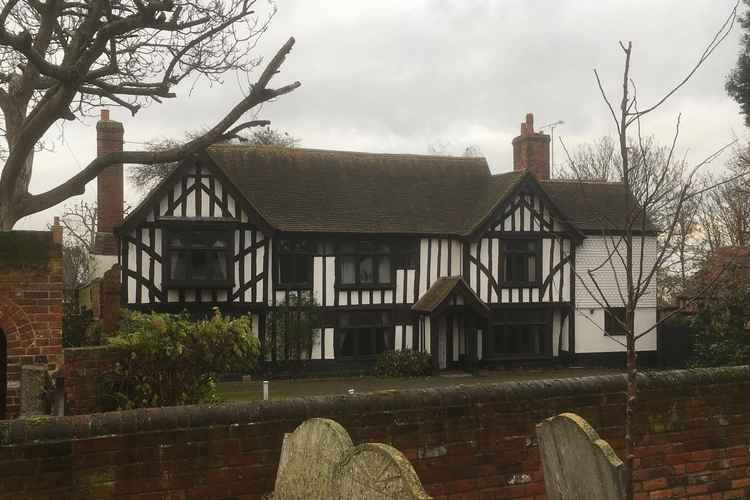 A classic Tudor hall with cross wings - All Saints Vicarage