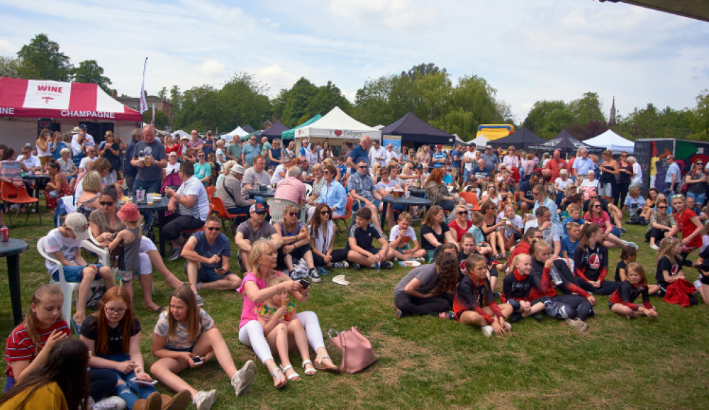 The Ashby Food Gusto Festival is held on the Bath Grounds in May. Photo: Food Gusto