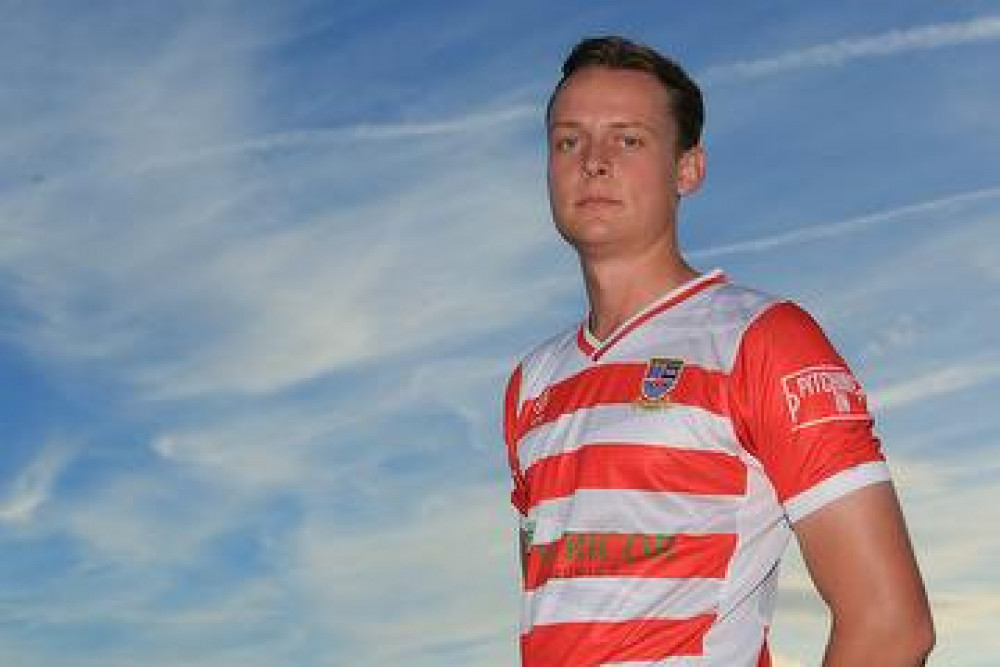 Jack Strange opened the scoring for the K's last night in the first round of the Surrey Senior Cup (Credit: Kingstonian FC).