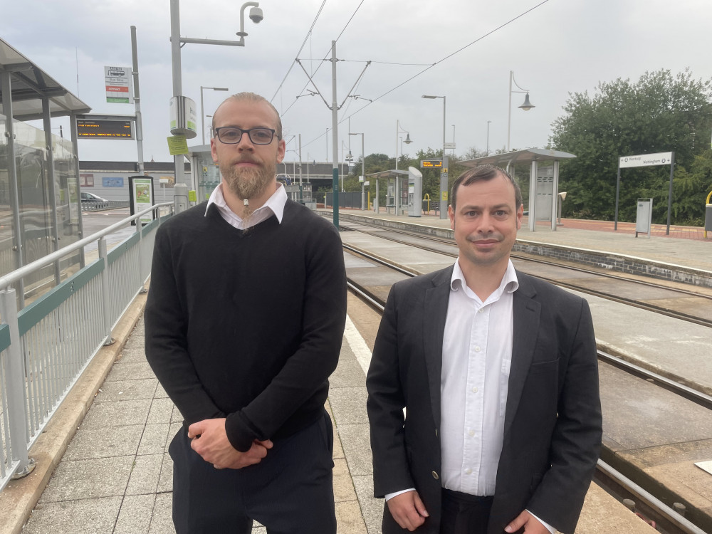 Passenger figures at Hucknall Railway Station are improving but still lagging behind pre-pandemic levels. Photo courtesy of Ashfield Independents. 