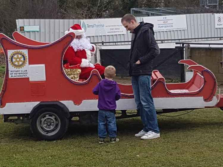 The Heybridge Blackwater Santa Sleigh