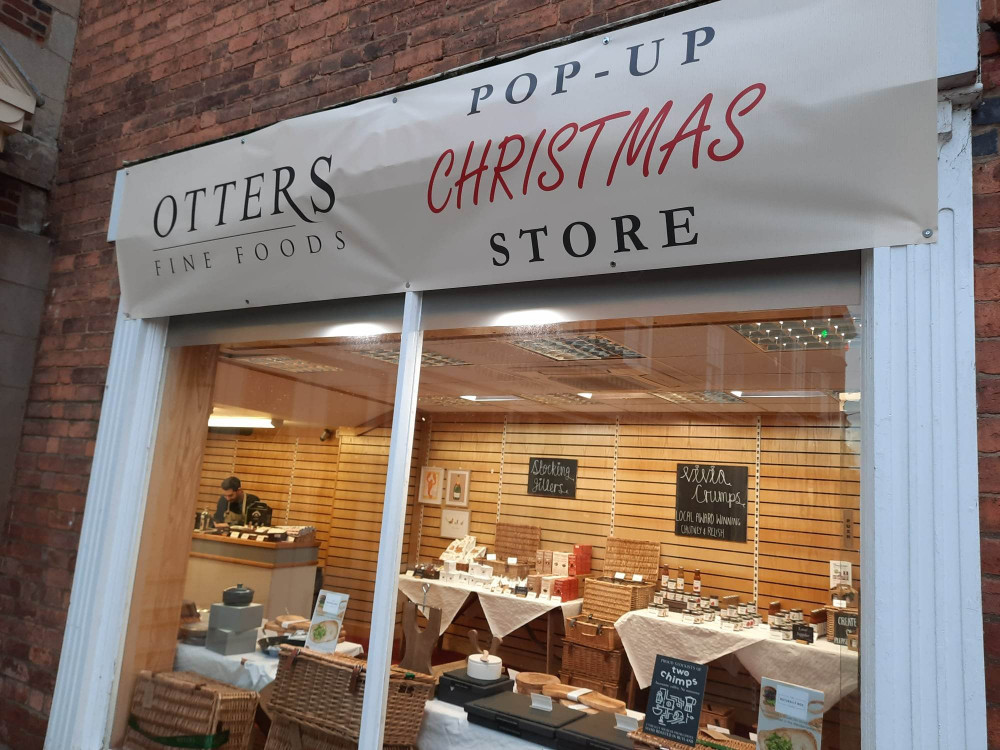 Otter's pop-up in Oakham High Street. 