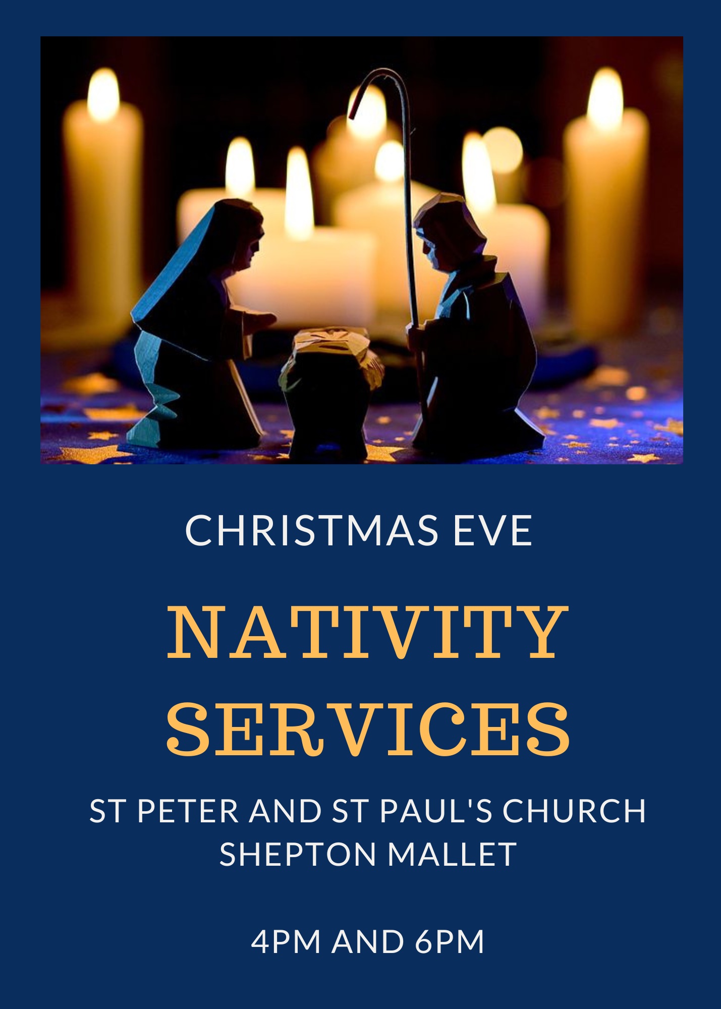 Nativity Services Christmas Eve 4 and 6pm St Peter and St Paul s