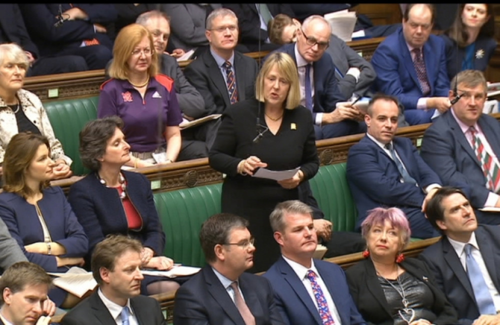 Fiona Bruce MP in Parliament 