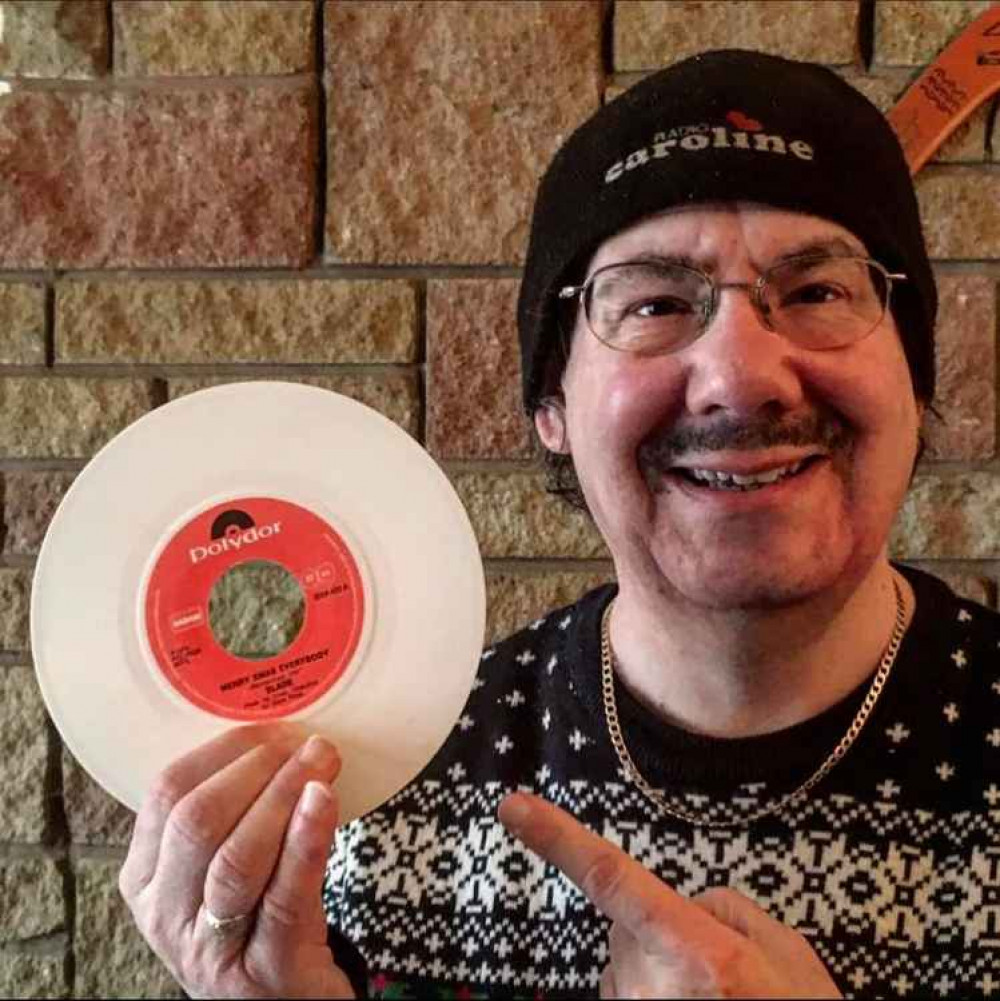 Paul Kay with the rare vinyl