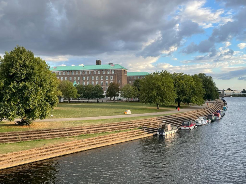 Nottinghamshire County Council has announced it is to close almost two-thirds of its offices during peak holiday periods to reduce energy and running costs. Pictured: County Hall in West Bridgford, The Headquarters of Nottinghamshire County Council. Photo courtesy of LDRS/Nottinghamshire County Council.