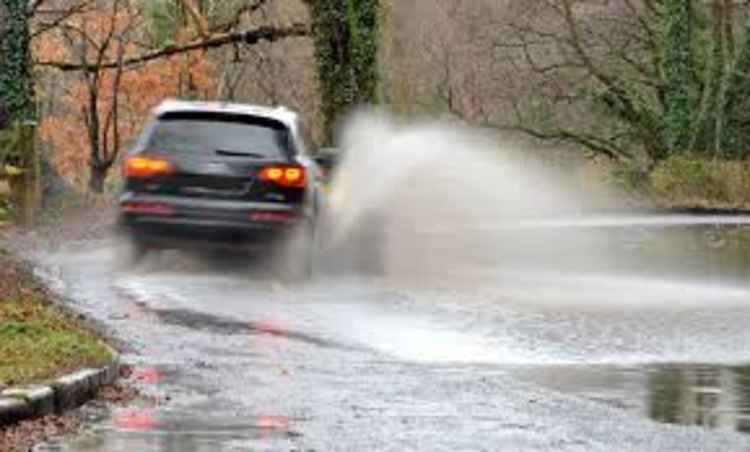 Drivers were rescued from flooded roads in Woodham Walter and Sandon yesterday