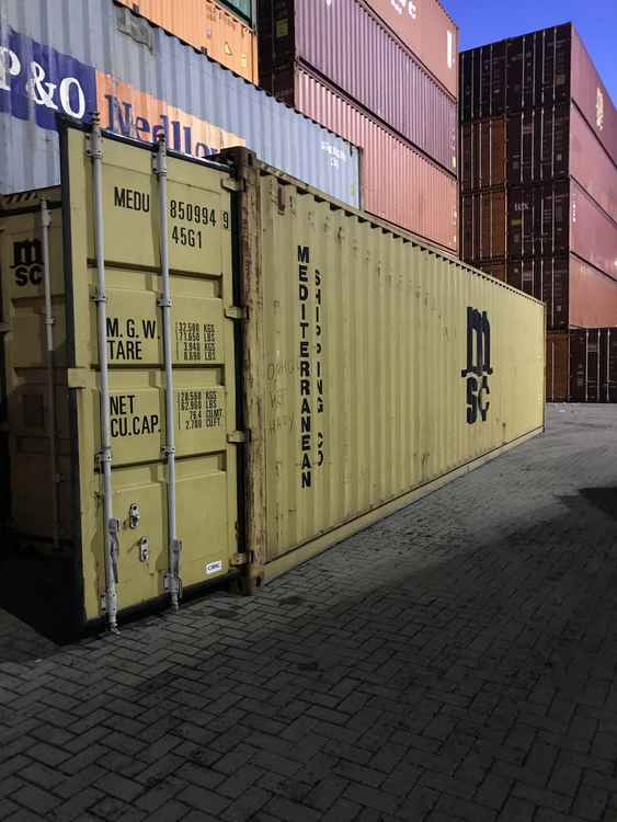 The shipping containers where the little creatures were found