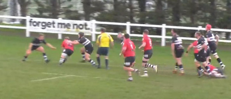 Thurrock's opening try from Alex Jones - You can't keep the Jones boys out of the headlines.