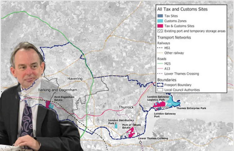 Cllr Mark Coxshall says he will sit on the board of the new Thames Freeport to protect local residents' interests. 