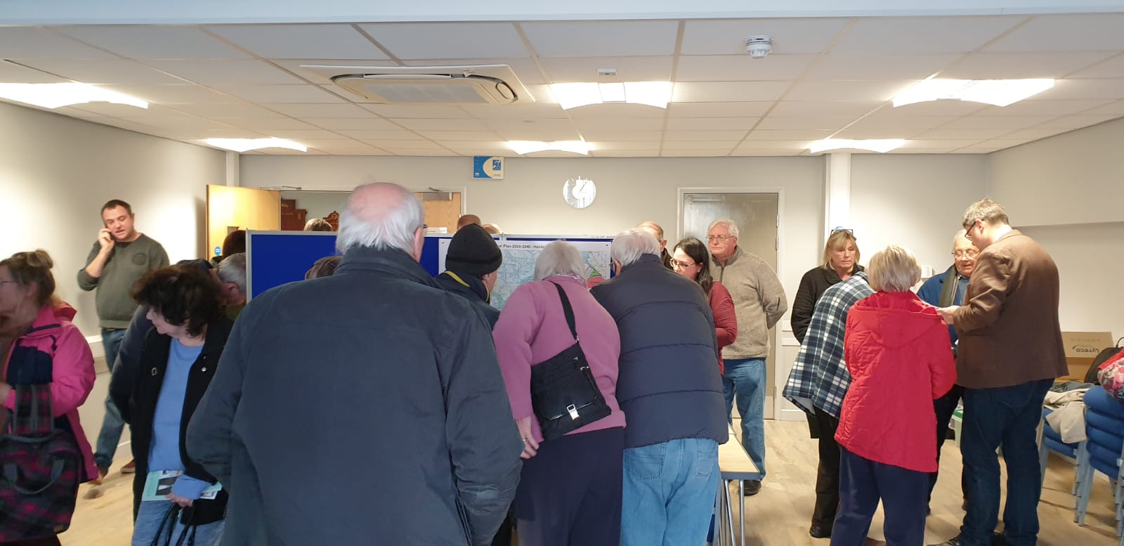 An East Devon District Council planning exhibition took place at The Beehive 