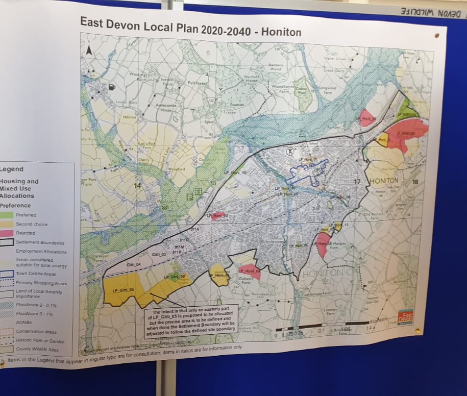 Numerous developments are planned in and around Honiton 