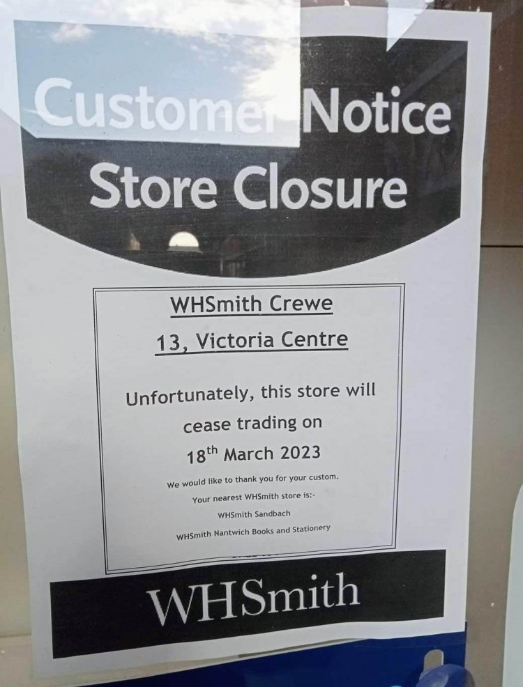 Sandbach s WH Smith set to become busier after Crewe town centre