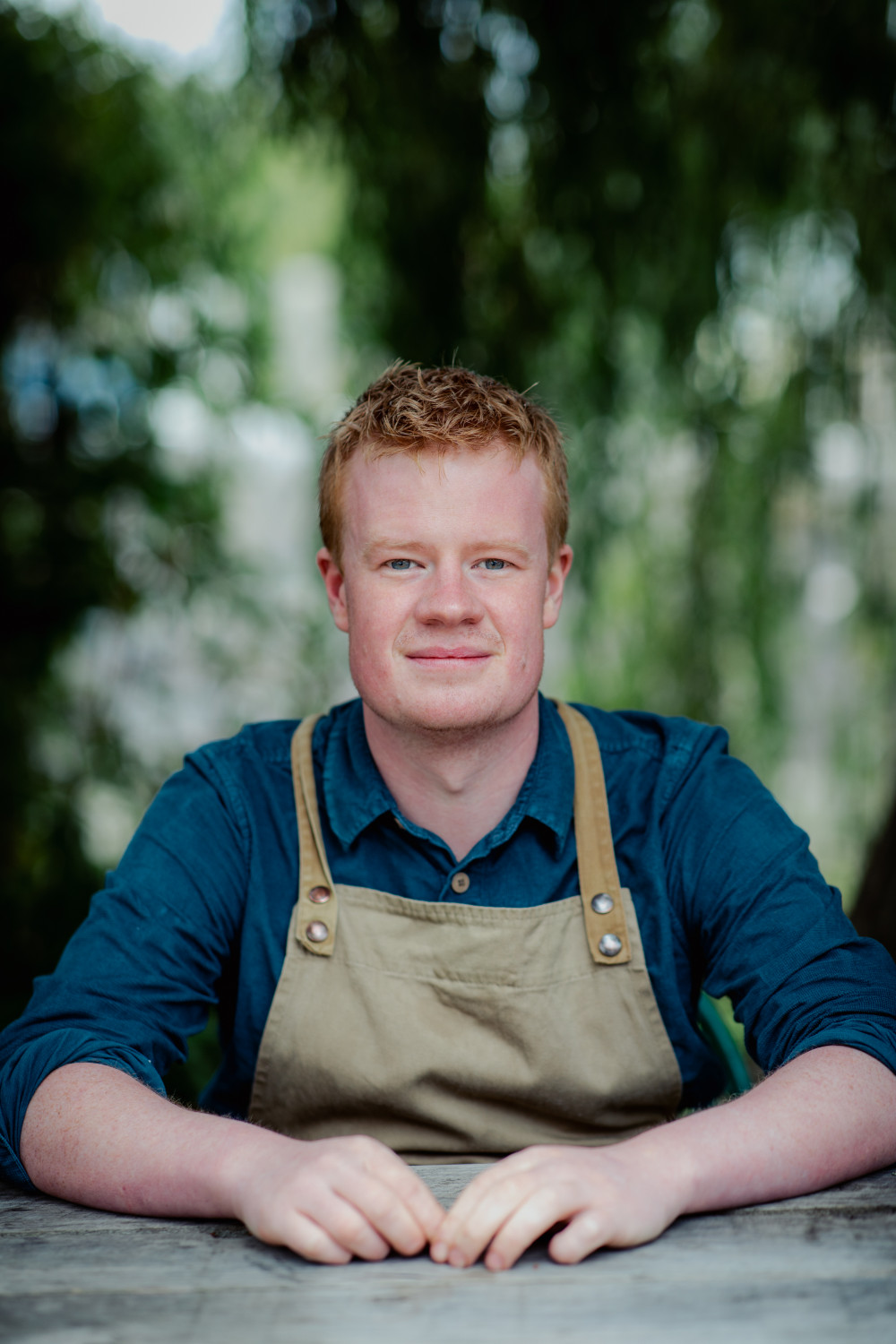 Sam Lomas, head chef at Glebe House in Southleigh, near Colyton