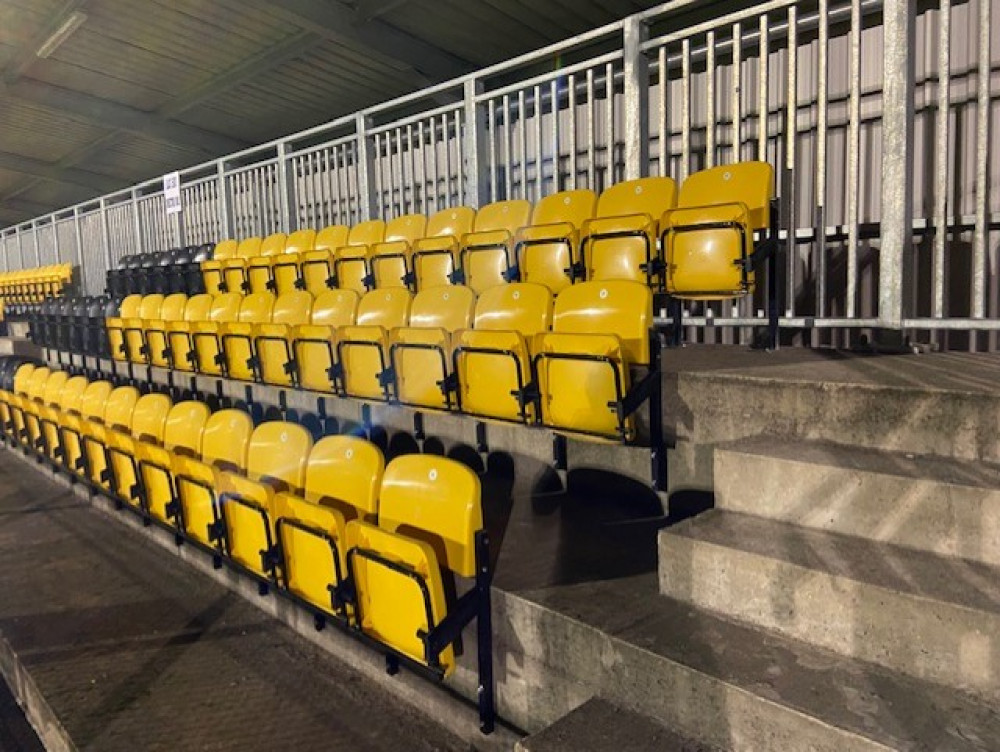 Hucknall Town’s first match at their new ground has been postponed due to a frozen pitch. Photo Credit: Tom Surgay.