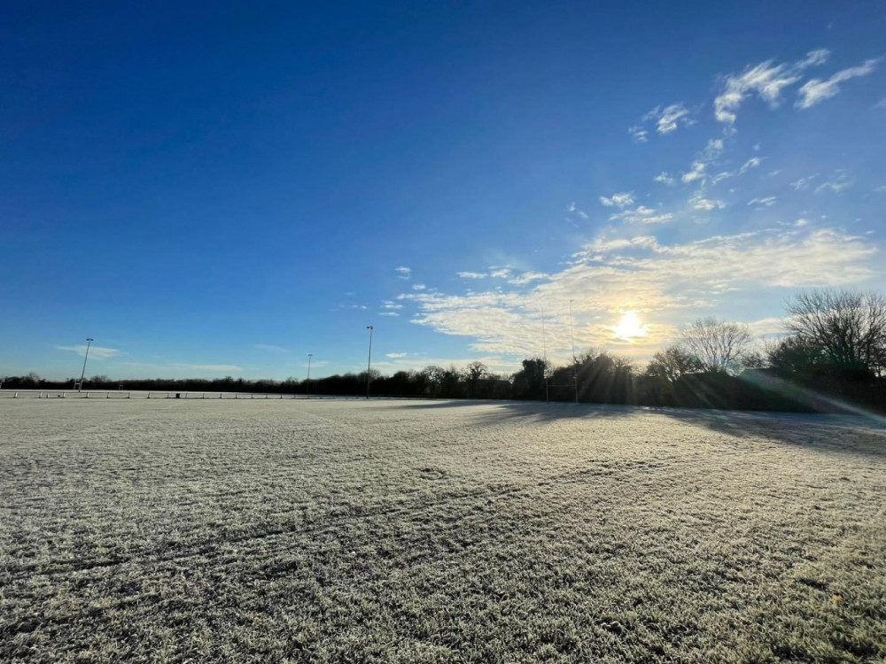 Frozen picture taken on Saturday by William Button