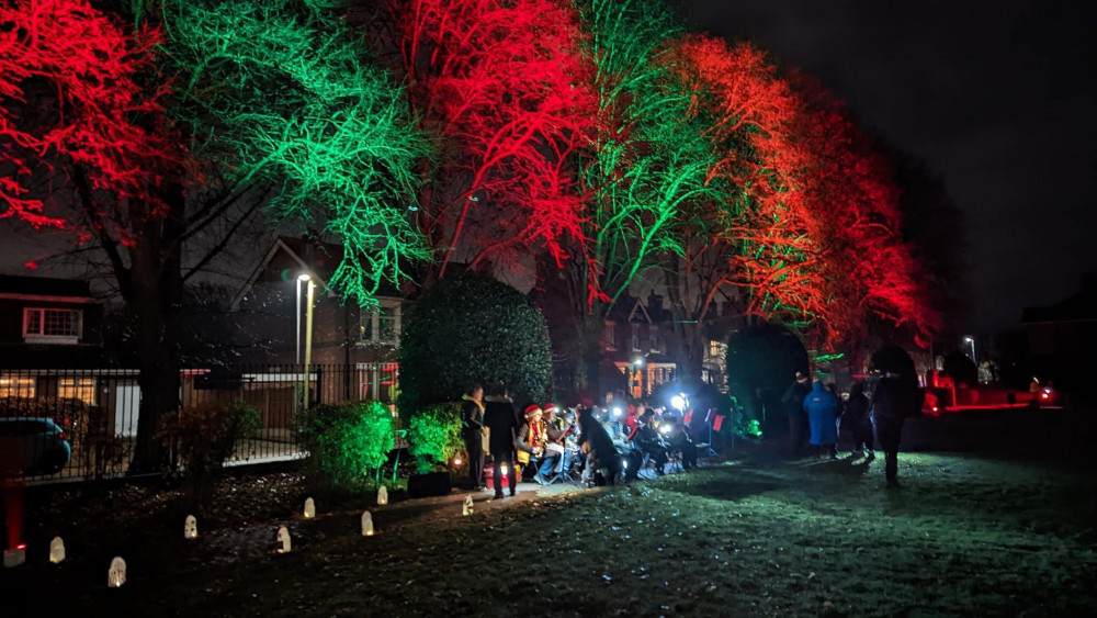 Elworth Park shone brightly on Saturday night at the inaugural carol concert 