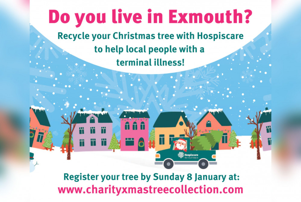 Christmas Tree recycling for Hospiscare 