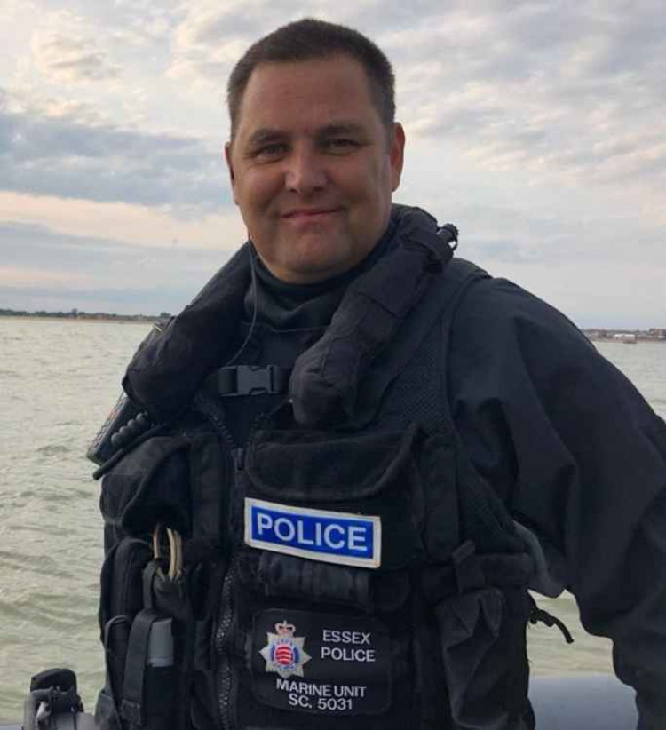 Special Constable Toby Speller has spent 16 years serving with the marine unit