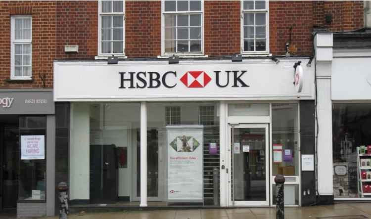 The Maldon branch of HSBC bank in the High Street