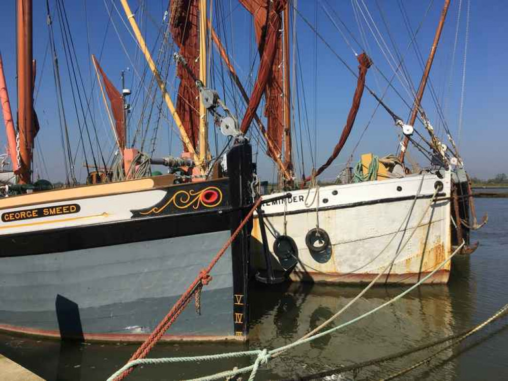 The pandemic has been tough financially for Hythe Quay's iconic Thames sailing barges