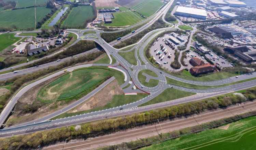 Boreham Interchange improvement works