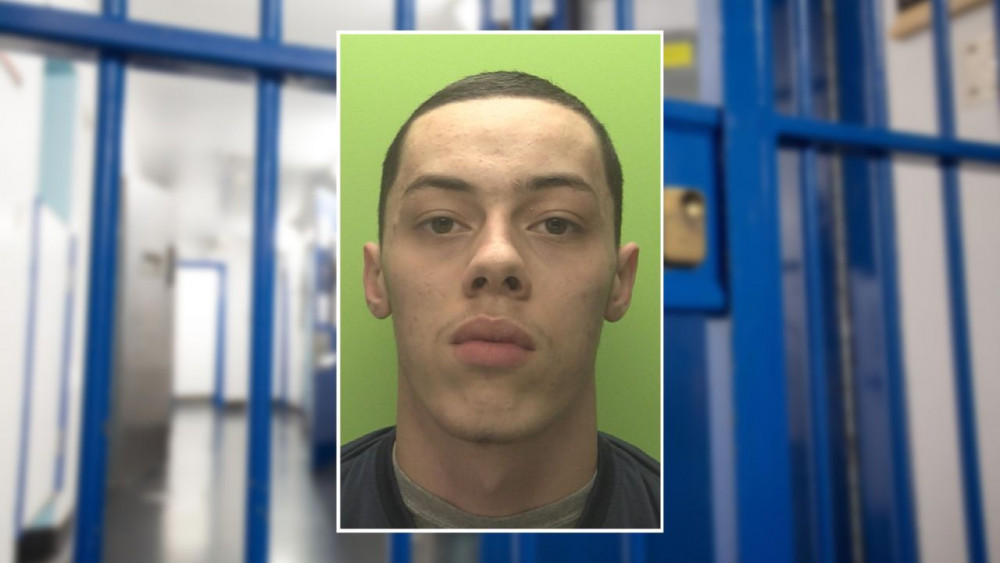 Kai Green (pictured), aged 18, attacked Sergeant Daniel Griffin in North Sherwood Street, Nottingham, 