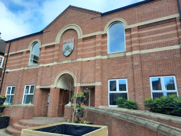 The South Kesteven District Council building in Grantham.