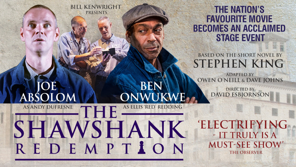 Based on the 1982 novella Rita Hayworth and The Shawshank Redemption, the play examines desperation, injustice, friendship and hope behind the claustrophobic bars of a maximum-security facility.