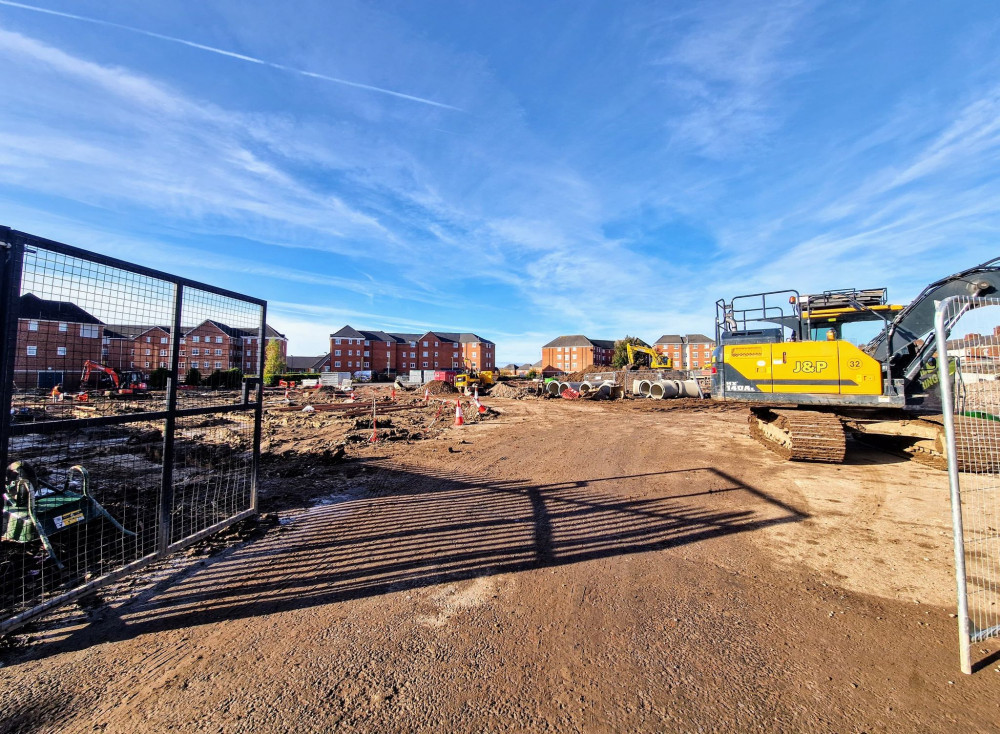 An 'affordable housing' scheme development on Goddard Street. The Crewe councillors say affordable housing delivered by private developers is still beyond the reach of many people on low incomes (Ryan Parker).