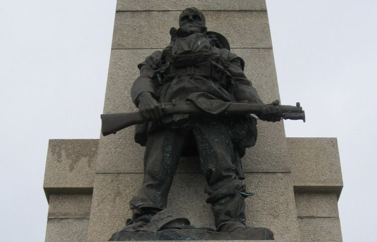 The Tommy on the Hoylake and West Kirby memorial - Photograph by Rept0n1x