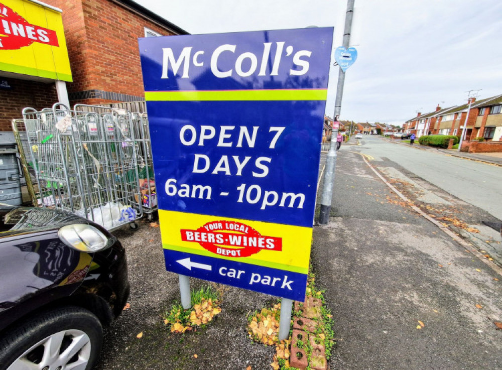 McColl's convenience store with Post Office, Coleridge Way, will be permanently closing on Thursday 12 January, 2023 at 5:30pm (Ryan Parker).
