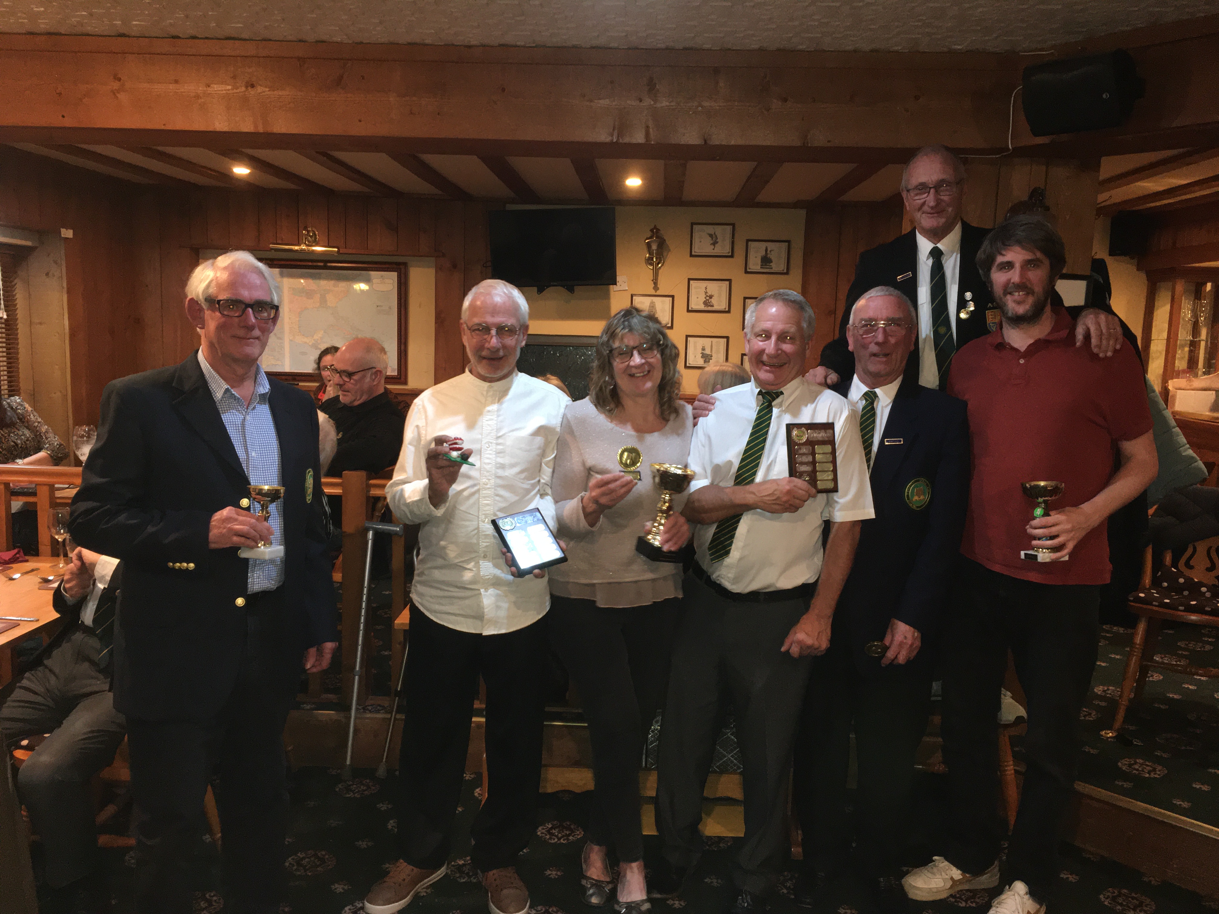 Belle Vue winners receiving awards