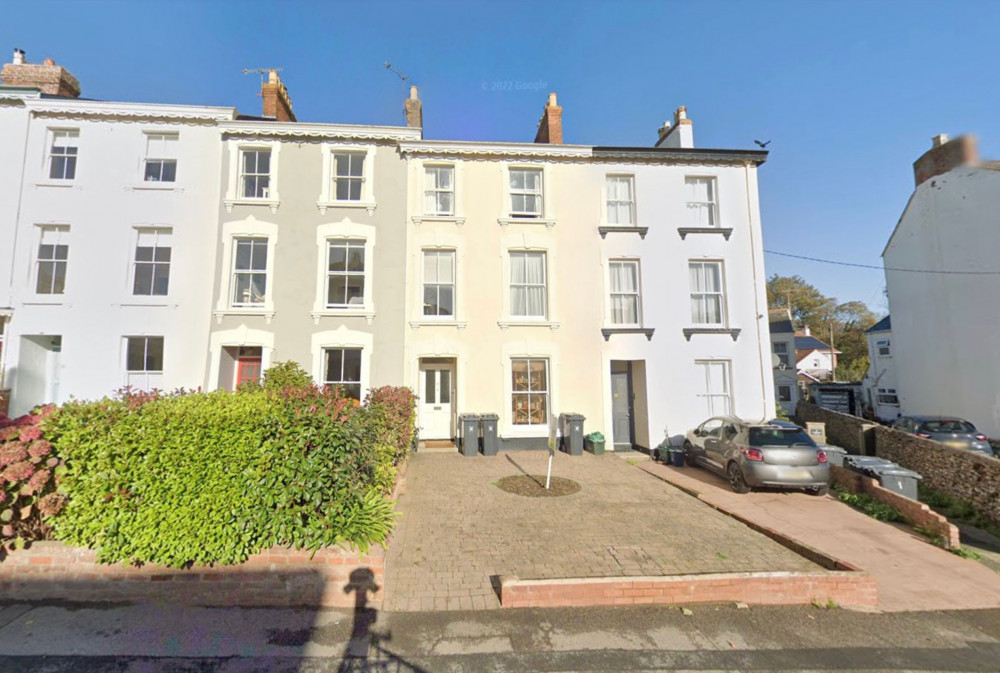 12 Cambridge Terrace, Salcombe Road, Sidmouth (Google Maps)